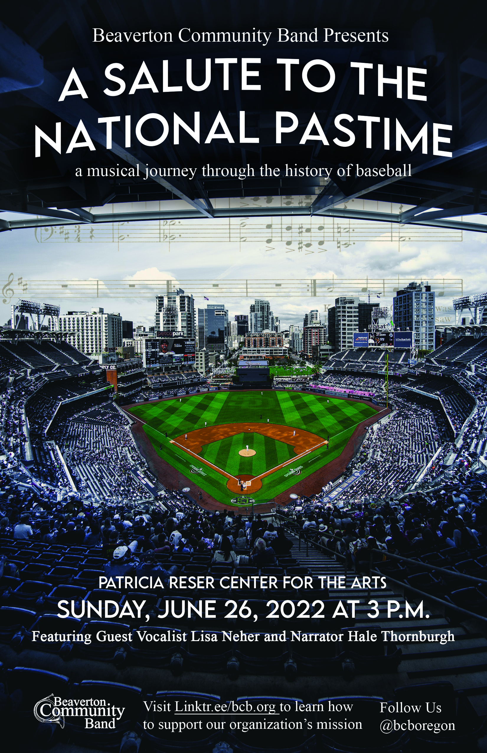 National Pastime Concert Flyer